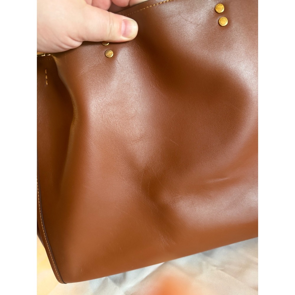 Coach Rogue 39 Saddle Colorblock Glovetanned Leather Carryall Tote 1941 - Picture 6 of 16